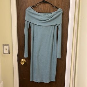Off the shoulder sweater dress. Size M